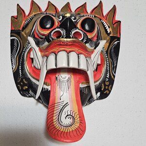 Balinese Rangda Mask Vintage Excellent Condition 1990s